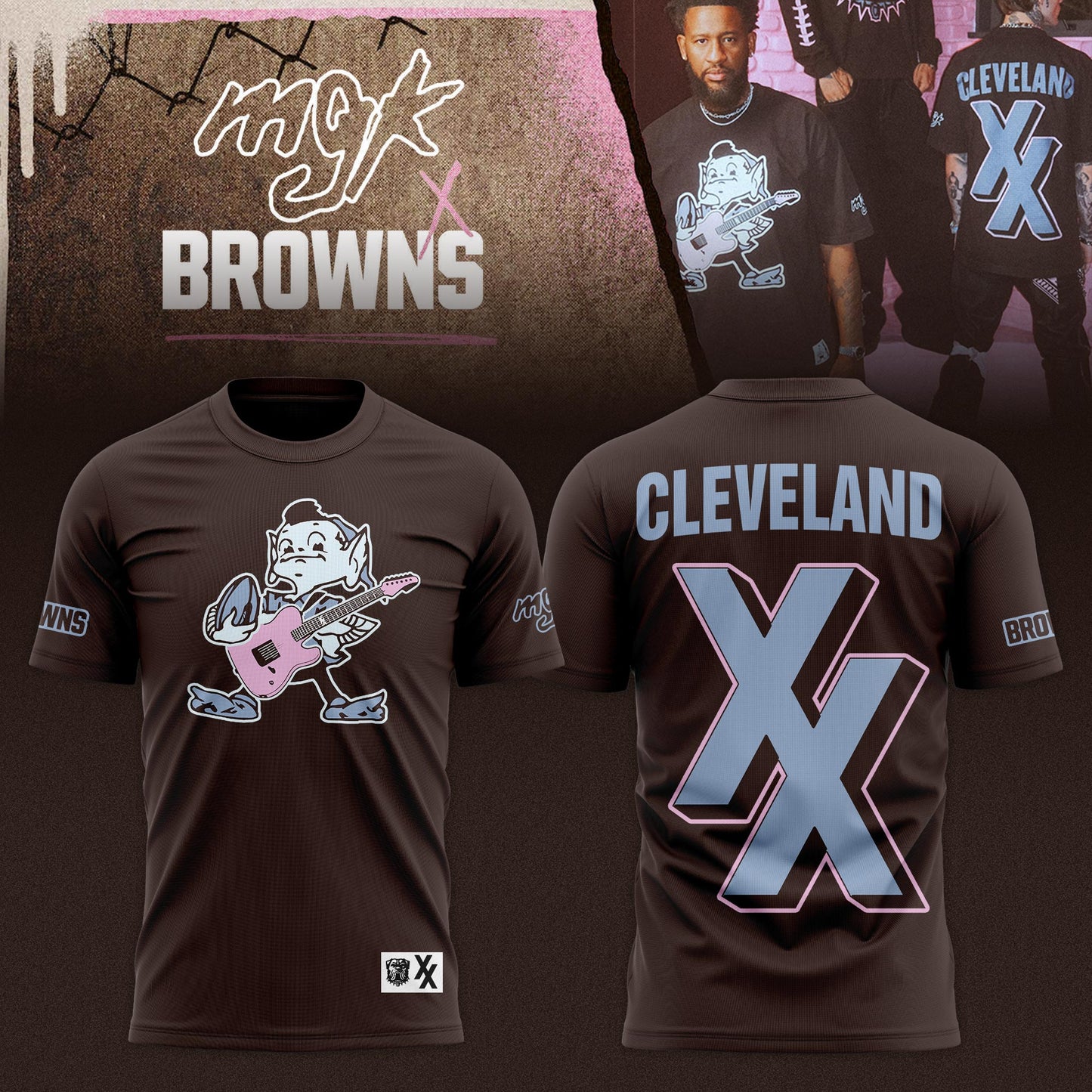 MGK x Cleveland Browns T-Shirt Special Version