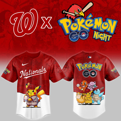 Washington Nationals 2025 Pokémon GO Night Limited Jersey | FG66