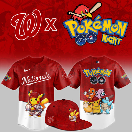 Washington Nationals 2025 Pokémon GO Night Limited Jersey | FG66