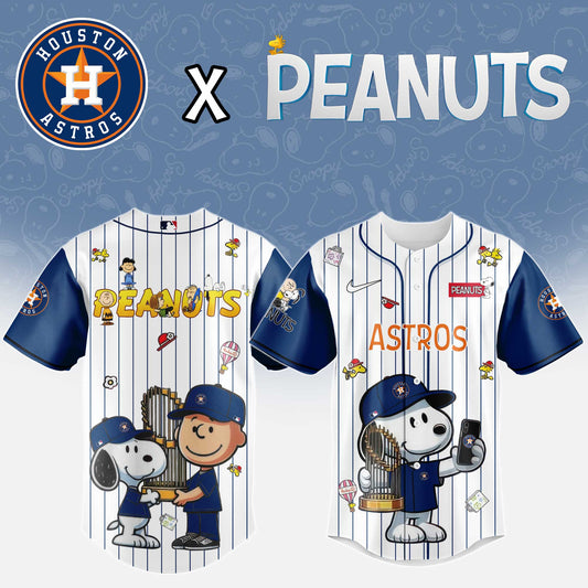 Houston Astros x Peanuts Night 2025 Baseball Jersey Editions Limited | BI79