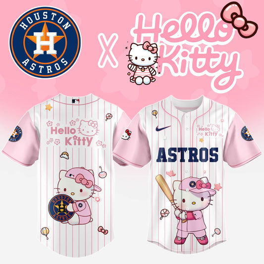 Houston Astros x Hello Kitty Night 2025 Baseball Jersey Editions Limited | VA46