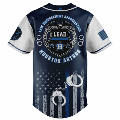 .   Houston Astros MLB x Law Enforcement Appreciation Day Jersey Limited