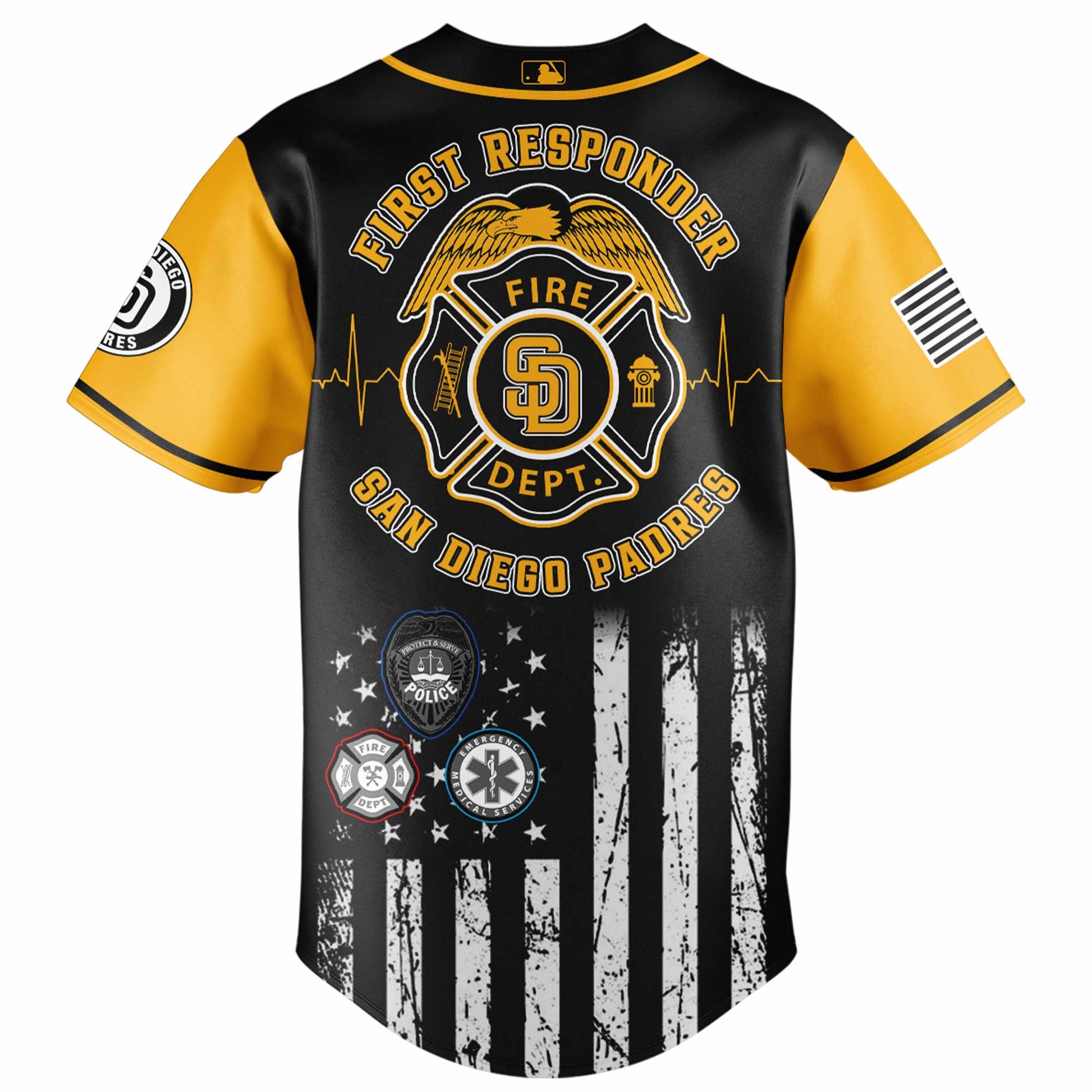 .  San Diego Padres MLB x First Responders Night Jersey Limited Edition
