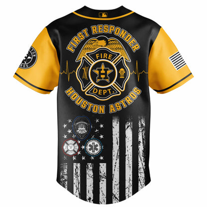.   Houston Astros MLB x First Responders Night Jersey Limited Edition