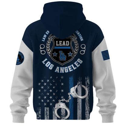 .    Los Angeles Dodgers MLB x Law Enforcement Appreciation Day Hoodie Limited