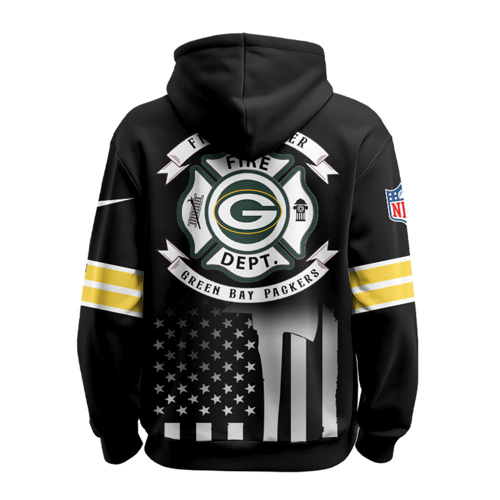 Green Bay Packers x Firefighter Appreciation Night Game Hoodie