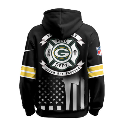 Green Bay Packers x Firefighter Appreciation Night Game Hoodie