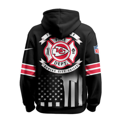 Kansas City Chiefs x Firefighter Appreciation Night Game Hoodie
