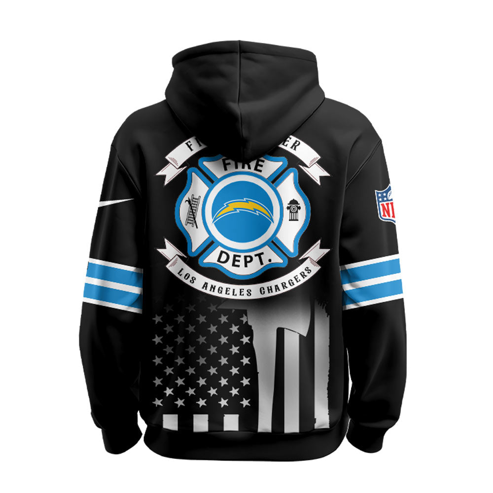 Los Angeles Chargers x Firefighter Appreciation Night Game Hoodie