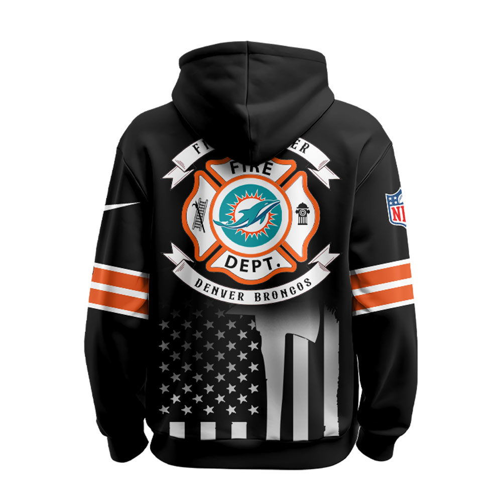 Miami Dolphins x Firefighter Appreciation Night Game Hoodie
