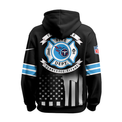 Tennessee Titans x Firefighter Appreciation Night Game Hoodie