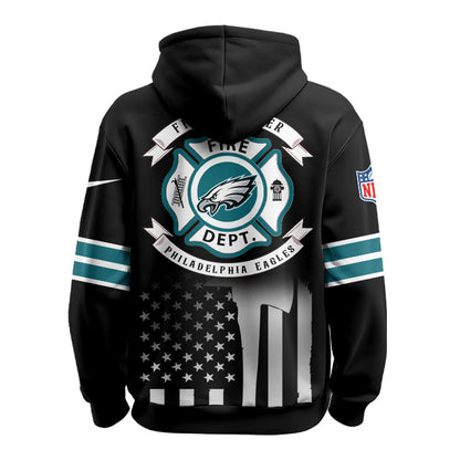 Philadelphia Eagles x Firefighter Appreciation Night Game Hoodie