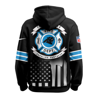 Carolina Panthers x Firefighter Appreciation Night Game Hoodie