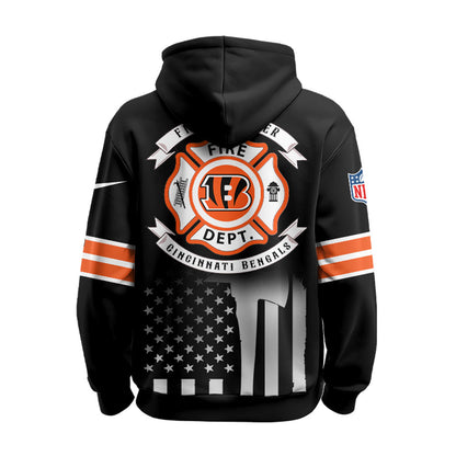 Cincinnati Bengals x Firefighter Appreciation Night Game Hoodie