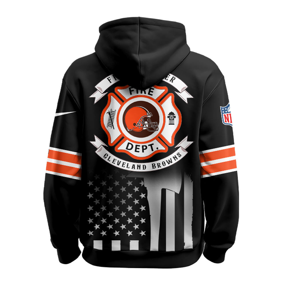 Cleveland Browns x Firefighter Appreciation Night Game Hoodie