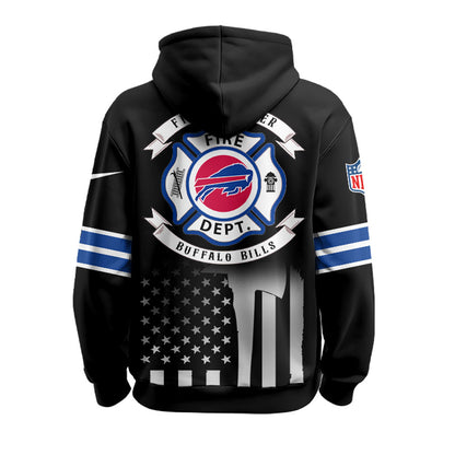 Buffalo Bills x Firefighter Appreciation Night Game Hoodie