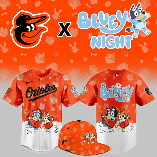 Baltimore Orioles 2025 Bluey Night Event Limited Jersey | KI87