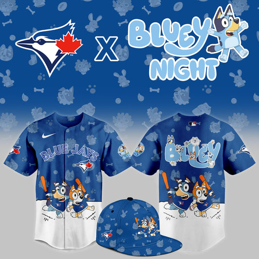 Toronto Blue Jays 2025 Bluey Night Game Limited Jersey | WI32