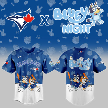 Toronto Blue Jays 2025 Bluey Night Game Limited Jersey | WI32