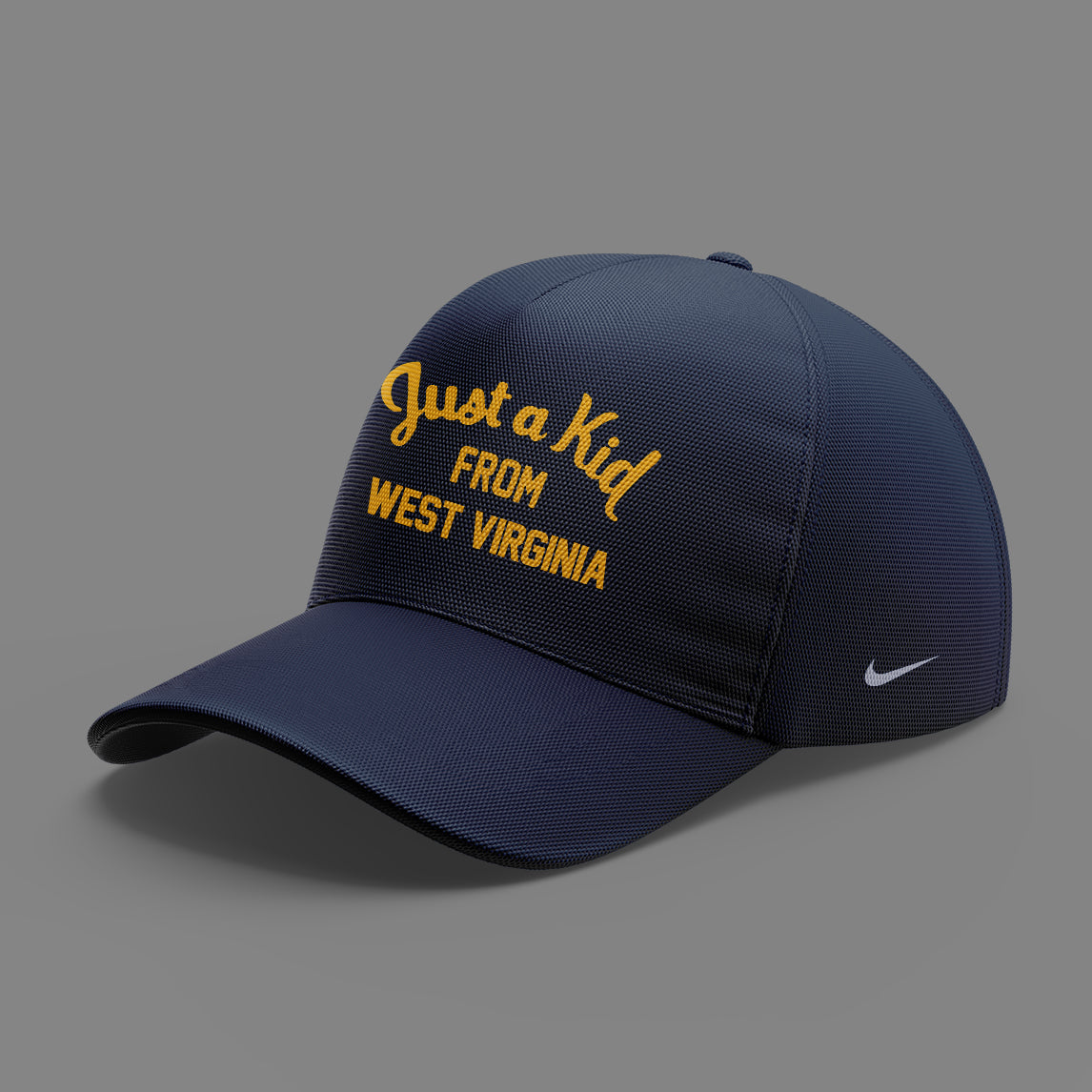 Limited Edition West Virginia FB “Just a kid from WVU’ Navy TShirt-PU25081807