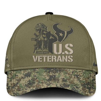 HOU-Veteran Day 2025 Hoodie Limited Edions