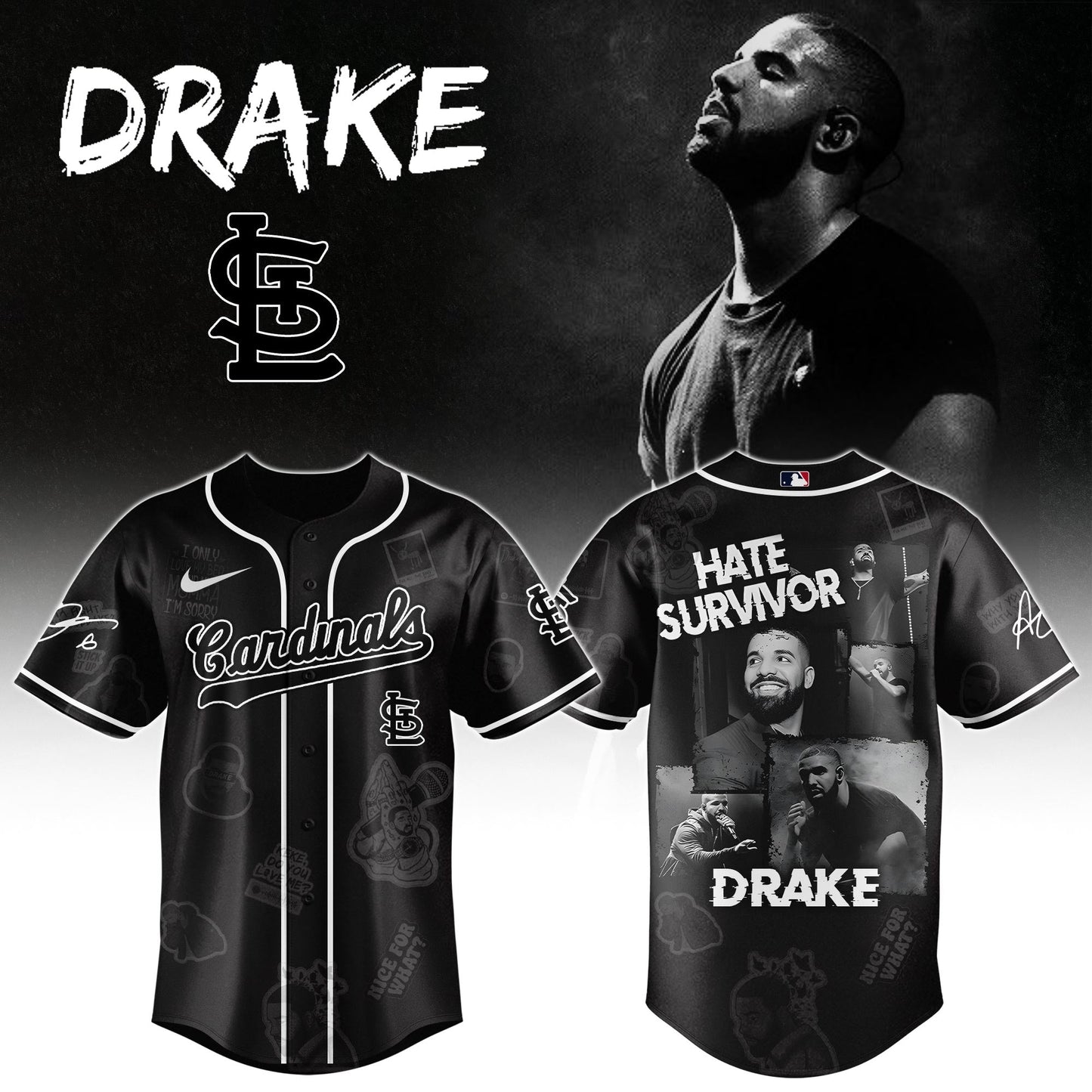 St.L Cardinals x Drake Chromakopia The World Tour 2025 Jersey Editions Limited +Selling Out Fast