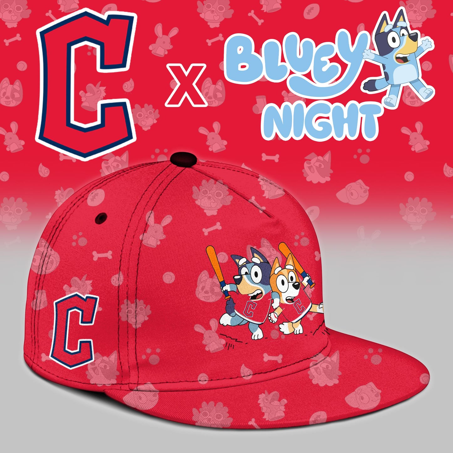 Cleveland Guardians 2025 Bluey Night Game Limited Jersey | UH17