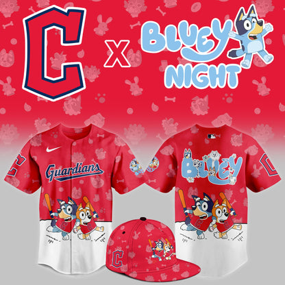 Cleveland Guardians 2025 Bluey Night Game Limited Jersey | UH17