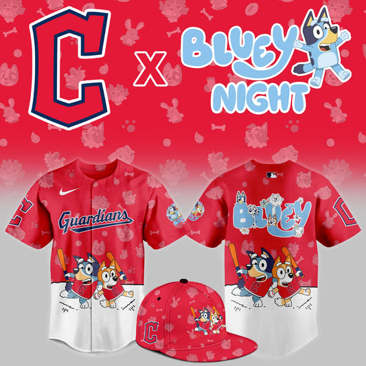 Cleveland Guardians 2025 Bluey Night Game Limited Jersey | UH17
