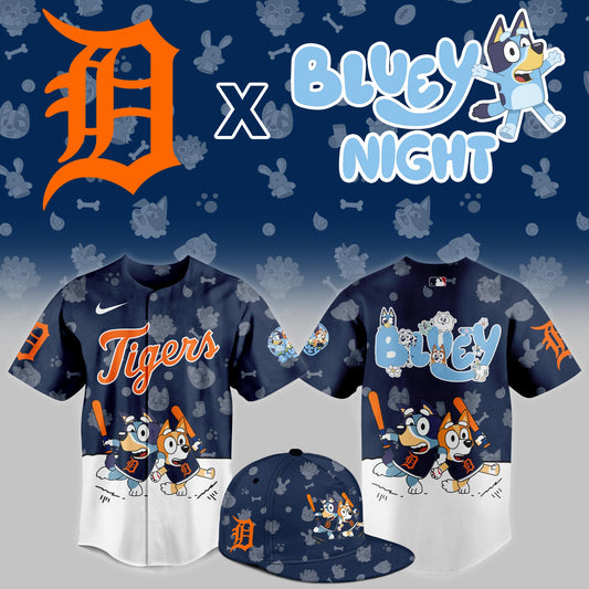 Detroit Tigers 2025 Bluey Night Event Limited Jersey | RY92