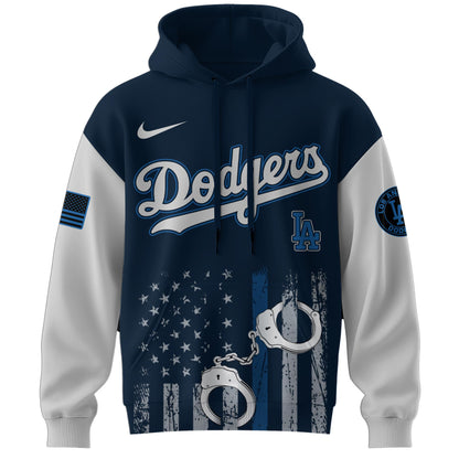 .    Los Angeles Dodgers MLB x Law Enforcement Appreciation Day Hoodie Limited