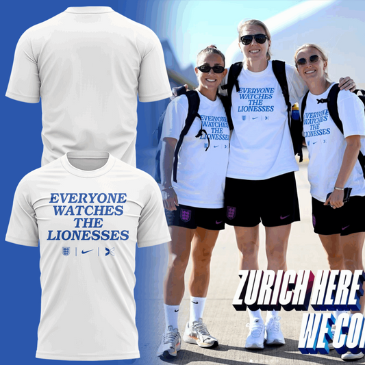 Limited Edition Everyone Watches The Lionesses Tshirt 2025