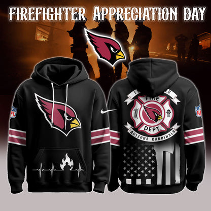 Arizona Cardinals x Firefighter Appreciation Night Game Hoodie