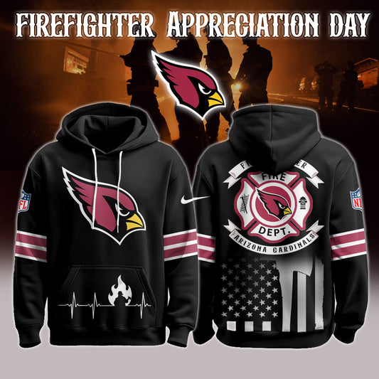 Arizona Cardinals x Firefighter Appreciation Night Game Hoodie