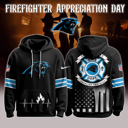 Carolina Panthers x Firefighter Appreciation Night Game Hoodie