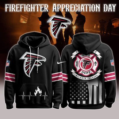 Atlanta Falcons x Firefighter Appreciation Night Game Hoodie