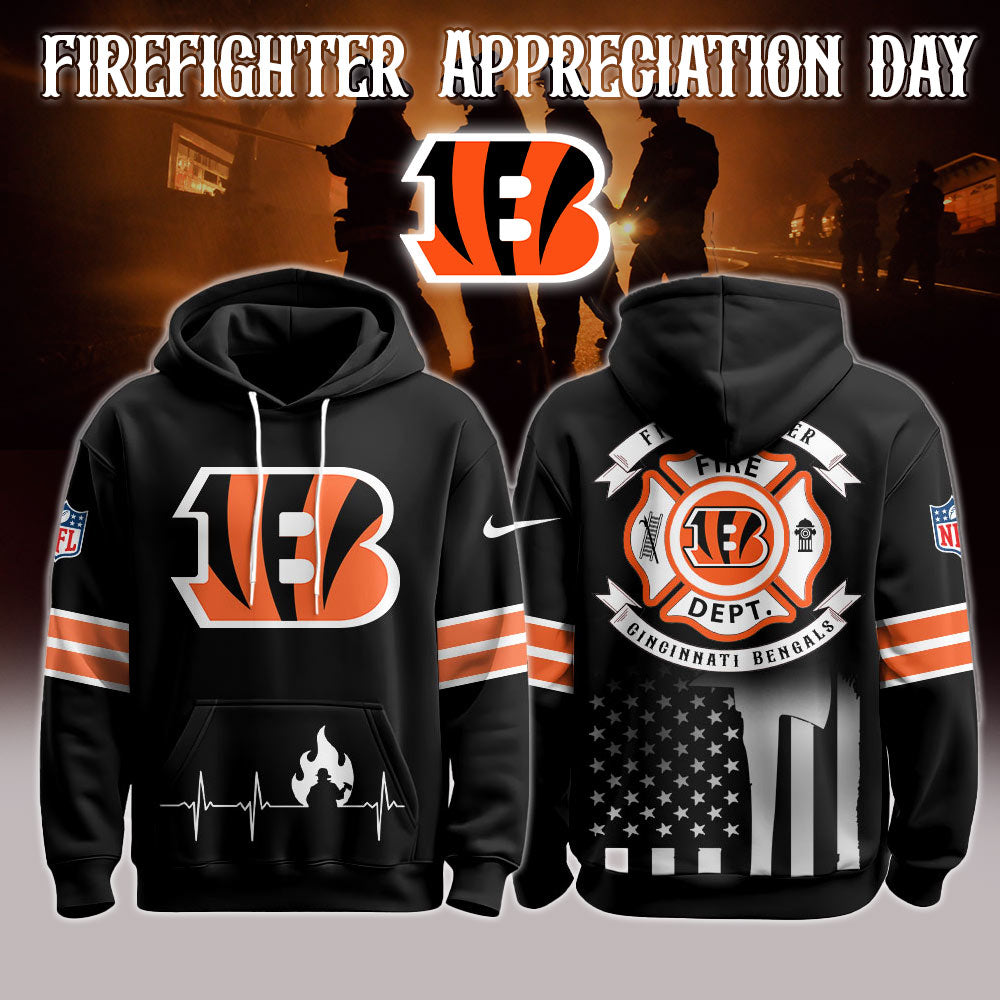 Cincinnati Bengals x Firefighter Appreciation Night Game Hoodie