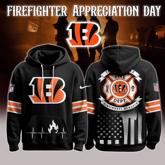 Cincinnati Bengals x Firefighter Appreciation Night Game Hoodie