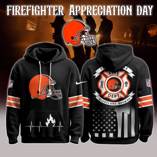 Cleveland Browns x Firefighter Appreciation Night Game Hoodie
