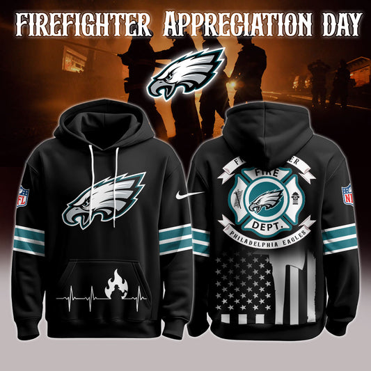 Philadelphia Eagles x Firefighter Appreciation Night Game Hoodie