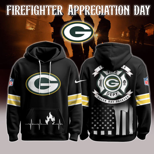 Green Bay Packers x Firefighter Appreciation Night Game Hoodie