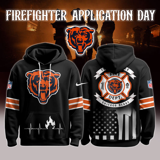 Chicago Bears x Firefighter Appreciation Night Game Hoodie