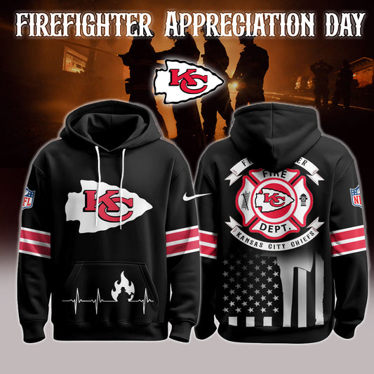 Kansas City Chiefs x Firefighter Appreciation Night Game Hoodie