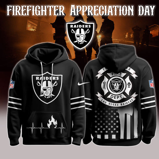 Las Vegas Raiders x Firefighter Appreciation Night Game Hoodie