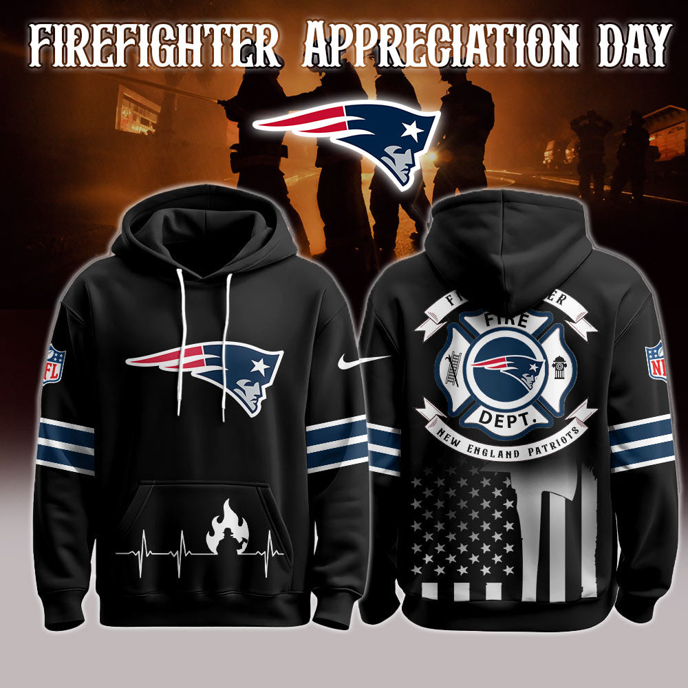 New England Patriots x Firefighter Appreciation Night Game Hoodie