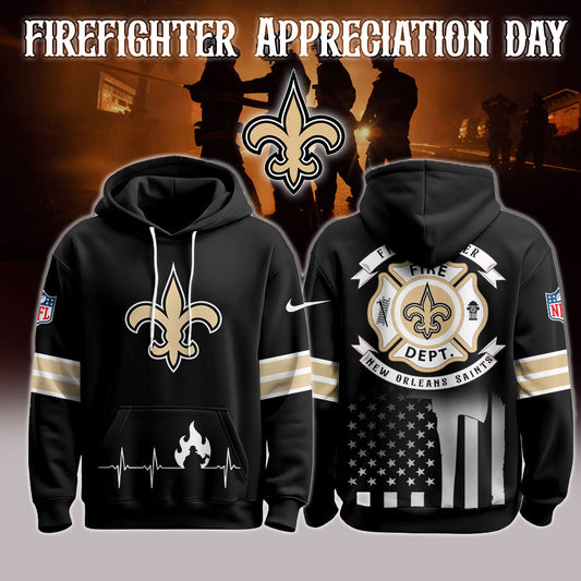 New Orleans Saints x Firefighter Appreciation Night Game Hoodie