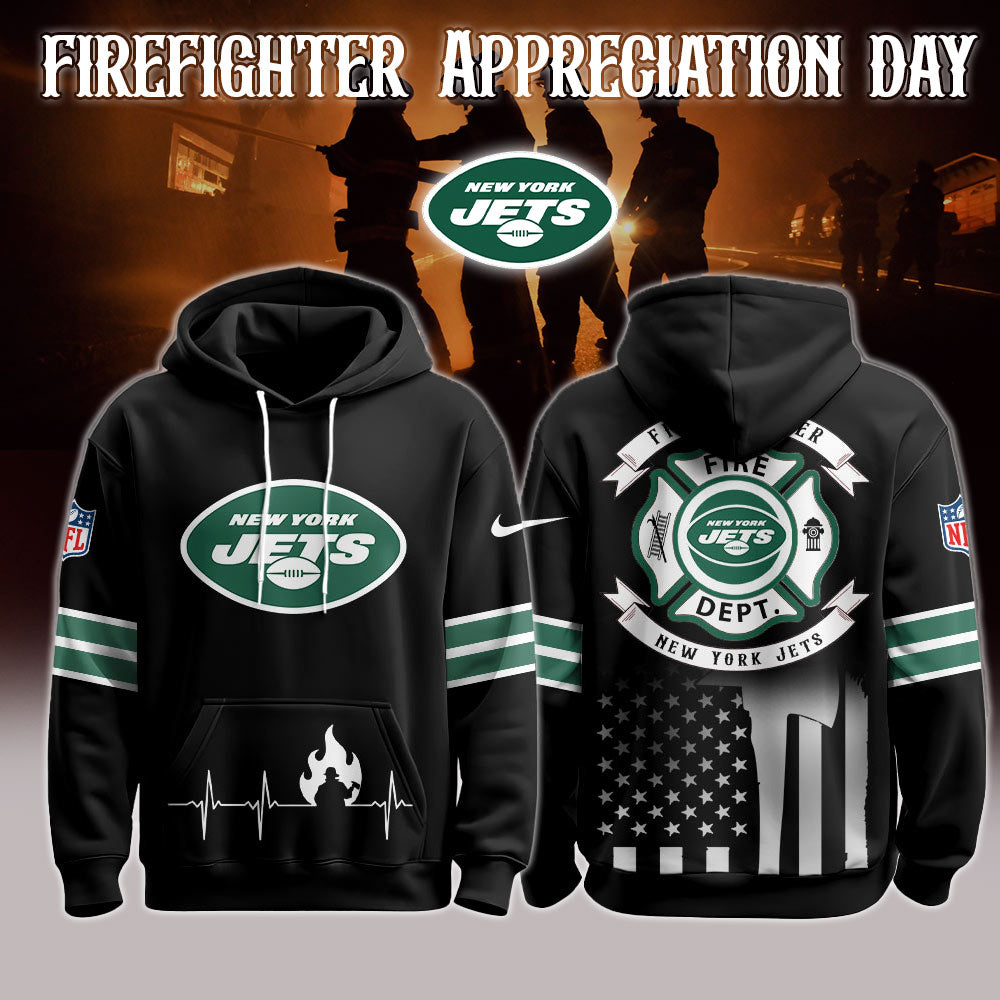New York Jets x Firefighter Appreciation Night Game Hoodie