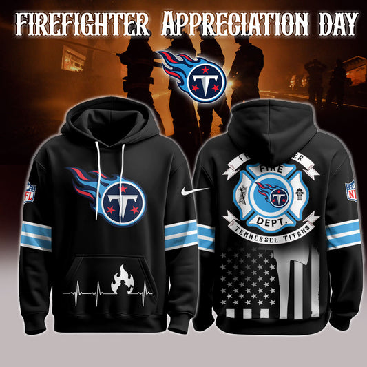 Tennessee Titans x Firefighter Appreciation Night Game Hoodie
