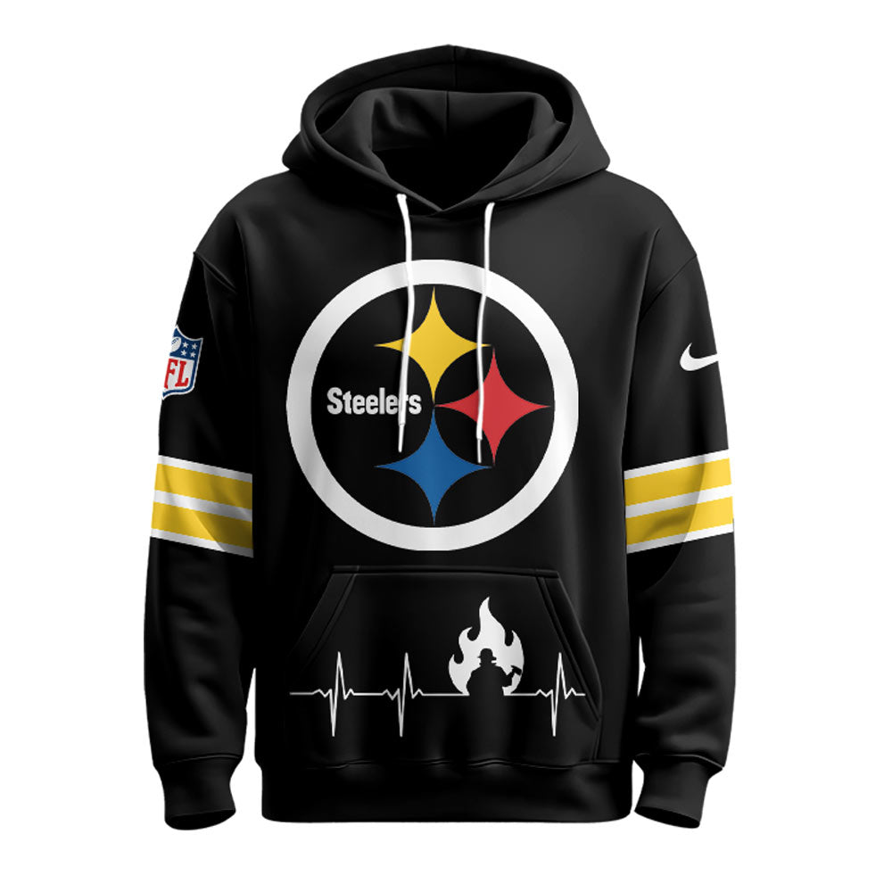 Pittsburgh Steelers x Firefighter Appreciation Night Game Hoodie