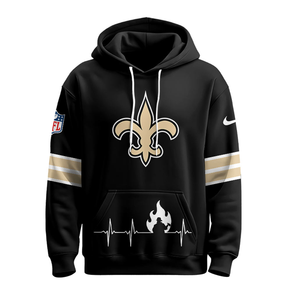 New Orleans Saints x Firefighter Appreciation Night Game Hoodie